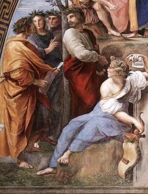 Raphael - The Parnassus [detail: 10]
