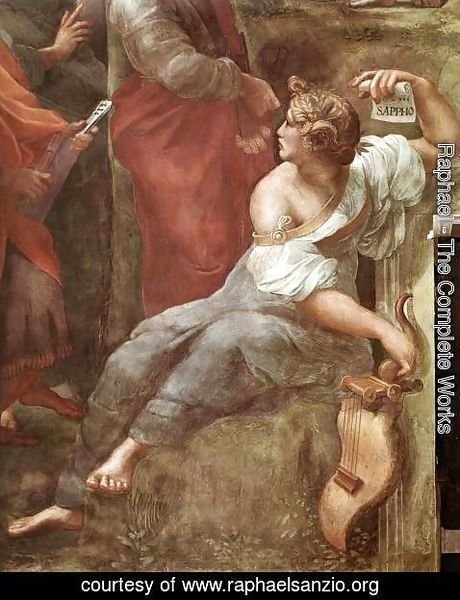 Raphael - The Parnassus [detail: 5]