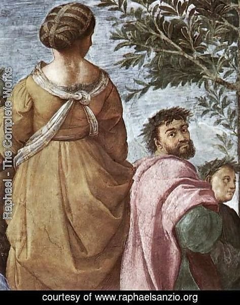 Raphael - The Parnassus [detail: 6]