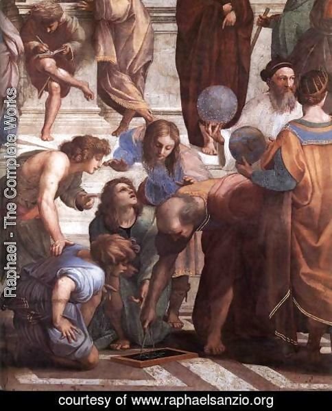 Raphael - The School of Athens [detail: 3]