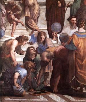 Raphael - The School of Athens [detail: 3]