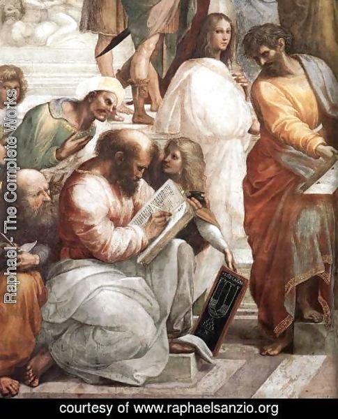 Raphael - The School of Athens [detail: 4]