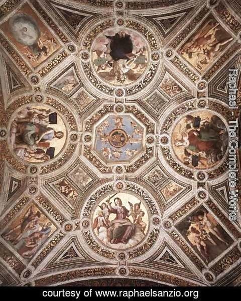 Raphael - The Stanza della Segnatura Ceiling