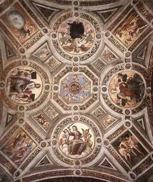Raphael - The Stanza della Segnatura Ceiling