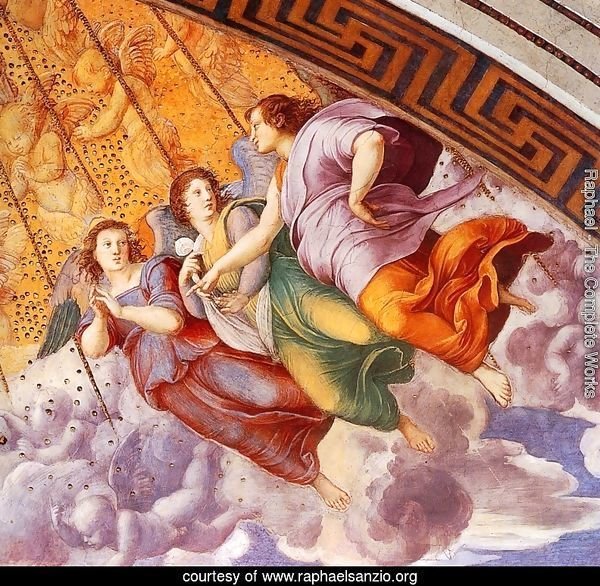The Stanza della Segnatura Ceiling [detail: 2]