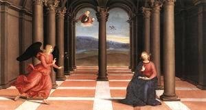 Raphael - The Annunciation (Oddi altar, predella)