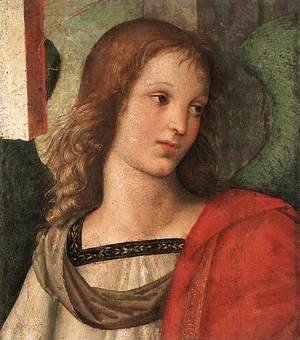 Raphael - Angel (fragment of the Baronci Altarpiece)