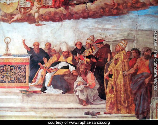 Disputation of the Holy Sacrament (Detail) 7