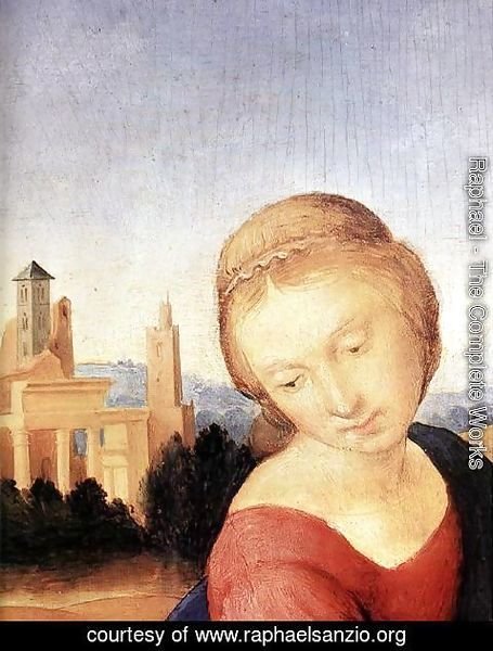 Raphael - Madonna and Child with the Infant St John (detail)