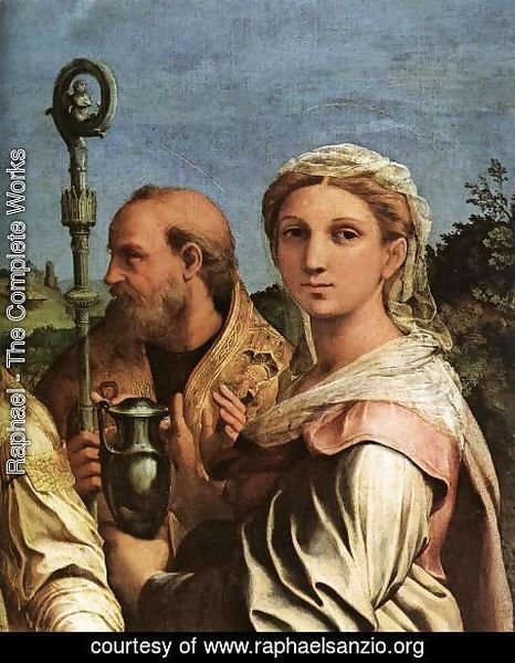 Raphael - St Cecilia (detail) 1