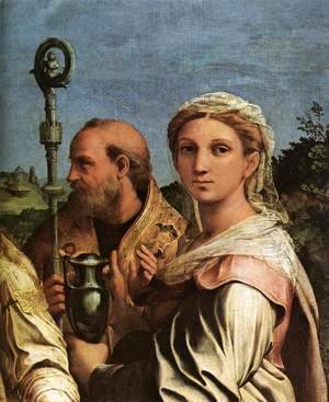 Raphael - St Cecilia (detail) 1