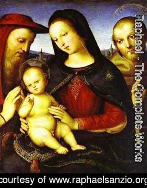 Madonna With The Christ Child Blessing And St Jerome And St Francis (Von Der Ropp Madonna) 1502