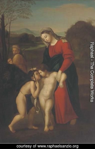 Raphael - The Holy Family with the Infant Saint John the Baptist