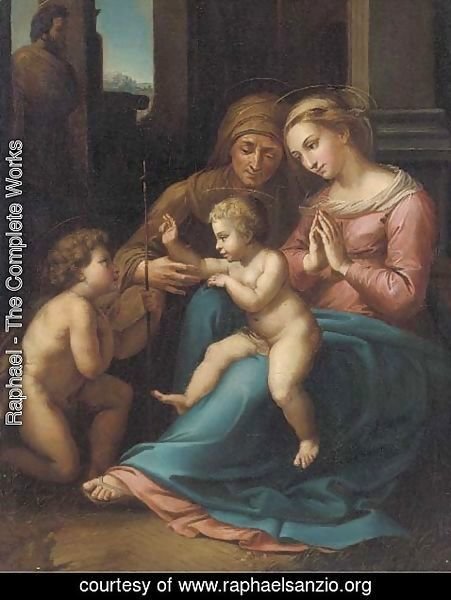 Raphael - The Virgin and Child with the Infant Saint John the Baptist and Saint Elizabeth
