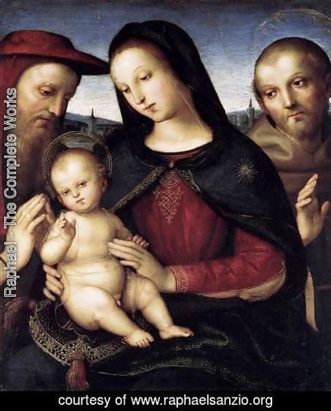 Raphael - Madonna with Child and Saints