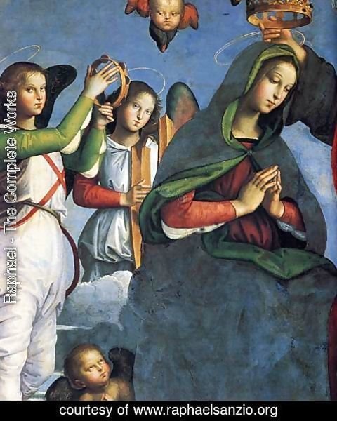 Raphael - The Crowning of the Virgin (detail) 3