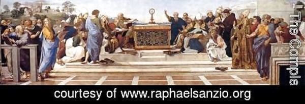 Raphael - La Disputa (detail) 5