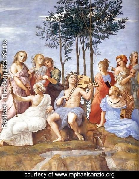 Raphael - The Parnassus (detail)