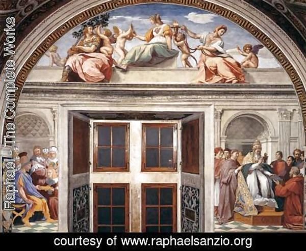 Raphael - View of the south wall