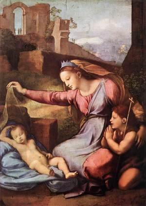 Raphael - Madonna with the Blue Diadem 2