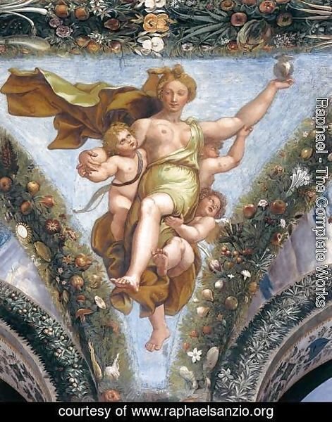 Raphael - Psyche Brings a Vessel up to Venus