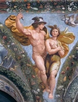 Raphael - Mercury Brings Psyche up to Olympus