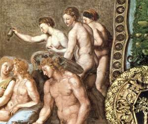 Raphael - The Feast of God (detail)