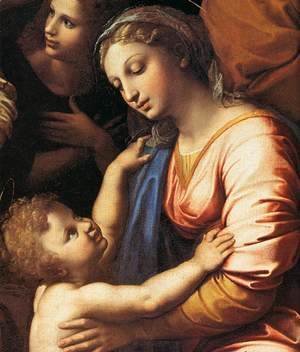 Raphael - The Holy Family (detail)
