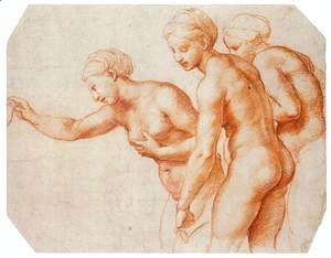 Raphael - Study for the Three Graces