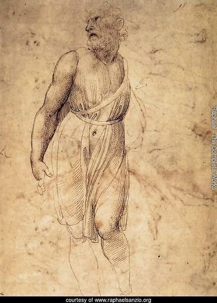 Study after Michelangelo's St Matthew