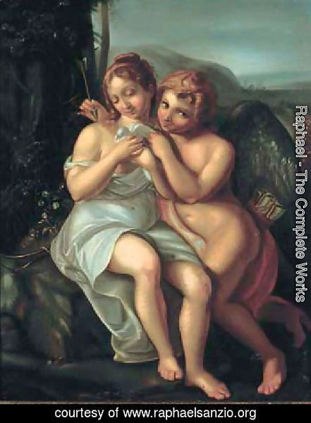 Raphael - Cupid And A Maiden