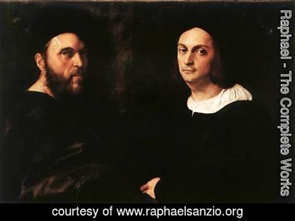 Raphael - Portrait of Andrea Navagero and Agostino Beazzano