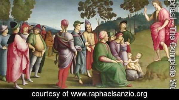 Raphael - Saint John the Baptist Preaching