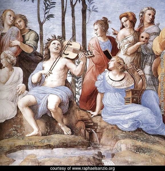 The Parnassus, from the Stanza delle Segnatura (detail) 2