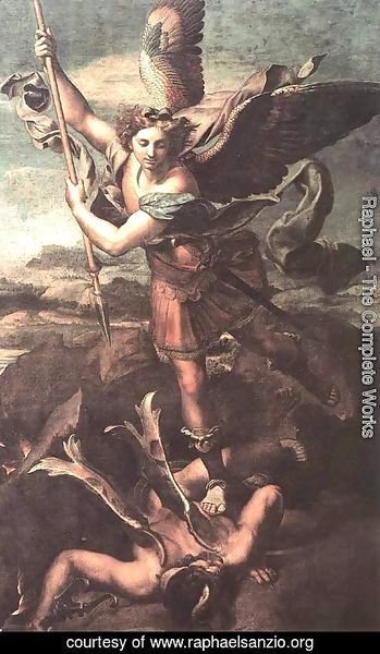 Raphael - St. Michael Overwhelming the Demon