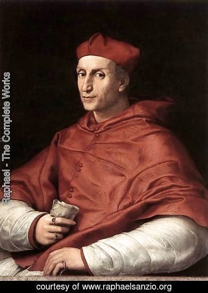 Raphael - Portrait Of Cardinal Bibbiena
