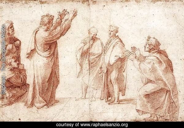 Study For St Paul Preaching In Athens