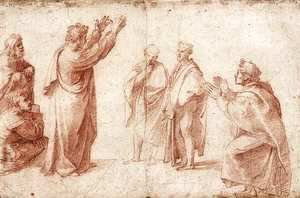 Study For St Paul Preaching In Athens