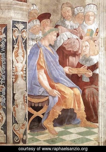 Raphael - Justinian Presenting The Pandects To Trebonianus