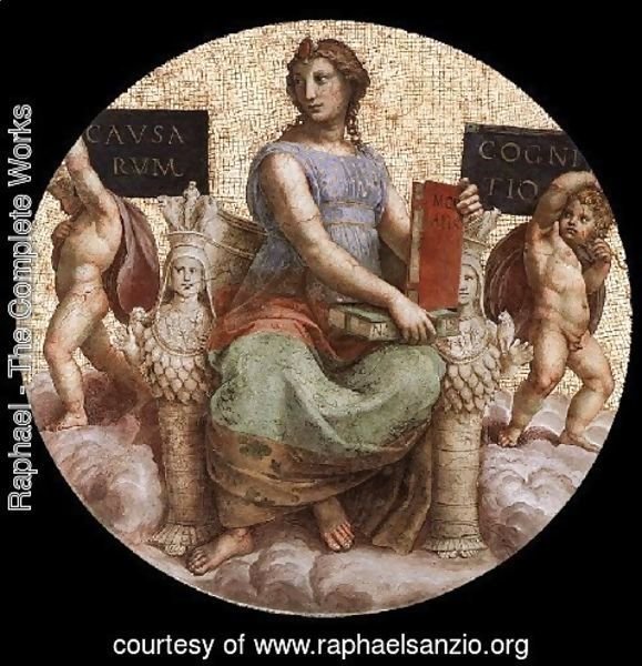 Raphael - The Stanza Della Segnatura Ceiling  Philosophy
