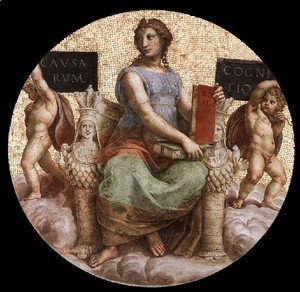 Raphael - The Stanza Della Segnatura Ceiling  Philosophy