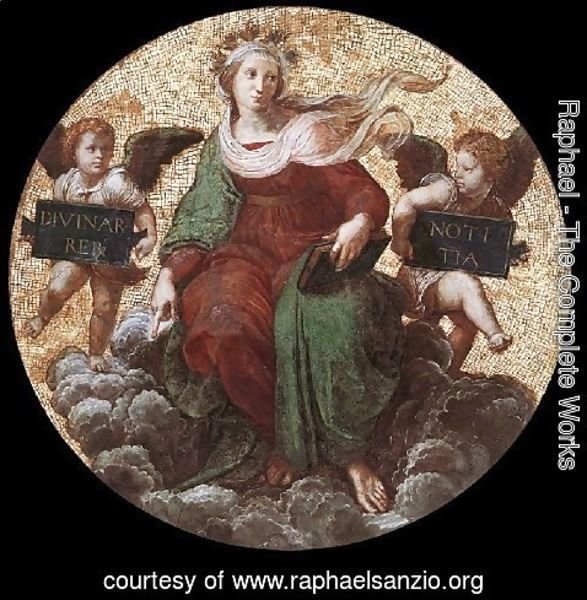 Raphael - The Stanza Della Segnatura Ceiling  Theology