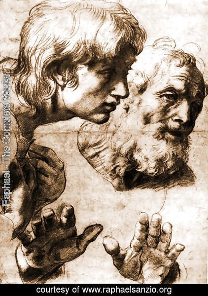 Raphael - Studies For The Transfiguration